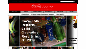 What Coca-colafounders.com website looked like in 2019 (6 years ago)