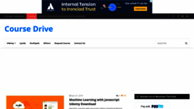 What Coursedrive.org website looked like in 2019 (5 years ago)