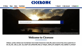 What Cicerone.co.uk website looked like in 2019 (7 years ago)