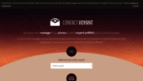 What Contact-voyant.fr website looked like in 2019 (5 years ago)