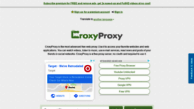 What Croxy.network website looked like in 2019 (5 years ago)