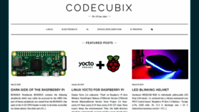 What Codecubix.eu website looked like in 2019 (5 years ago)