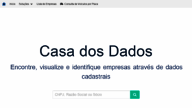 What Casadosdados.com.br website looked like in 2019 (4 years ago)
