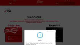 What Chat.cheriefm.fr website looked like in 2019 (4 years ago)