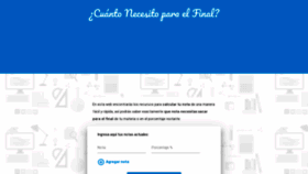 What Cuantonecesitoparaelfinal.com website looked like in 2019 (5 years ago)