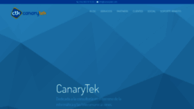 What Canarytek.com website looked like in 2019 (5 years ago)
