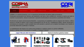 What Cosma-mec.it website looked like in 2019 (5 years ago)