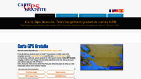 What Carte-gps-gratuite.fr website looked like in 2019 (4 years ago)