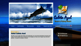 What Caletaazul.com website looked like in 2019 (5 years ago)