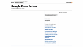 What Coverlettersworld.com website looked like in 2019 (4 years ago)