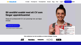 What Cv-mallen.se website looked like in 2019 (4 years ago)