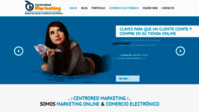 What Centrored-marketing.com website looked like in 2019 (4 years ago)