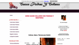 What Cursos-piedras-y-collares.com website looked like in 2019 (5 years ago)