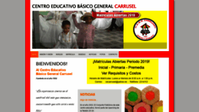 What Cebcarrusel.com website looked like in 2019 (4 years ago)