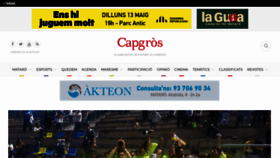 What Capgros.com website looked like in 2019 (5 years ago)