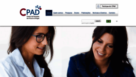 What Cpad.org.br website looked like in 2019 (5 years ago)