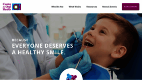 What Centerfororalhealth.org website looked like in 2019 (4 years ago)