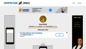 What Cryptofun.space website looked like in 2019 (4 years ago)