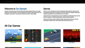 What Cargames.net website looked like in 2019 (5 years ago)