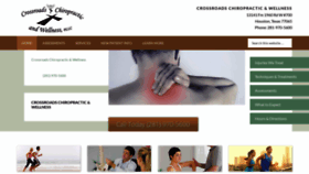 What Crossroadschiropractic1960.com website looked like in 2019 (4 years ago)