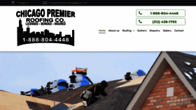 What Chicagopremierroofing.com website looked like in 2019 (4 years ago)