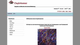 What Chupferhammer.ch website looked like in 2019 (5 years ago)