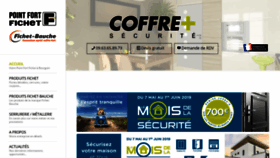 What Coffreplus.fr website looked like in 2019 (5 years ago)