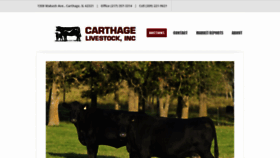 What Carthagelivestock.com website looked like in 2019 (5 years ago)