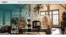 What Colonialhomes.net website looked like in 2019 (4 years ago)