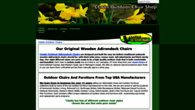 What Clarksoutdoorchairs.com website looked like in 2019 (4 years ago)