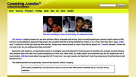 What Consentingjuveniles.com website looked like in 2019 (4 years ago)
