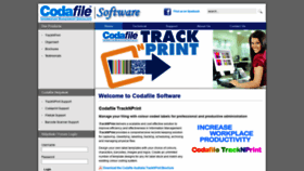 What Codafilesoftware.com website looked like in 2019 (4 years ago)