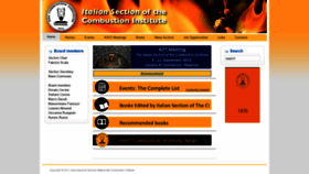 What Combustion-institute.it website looked like in 2019 (5 years ago)