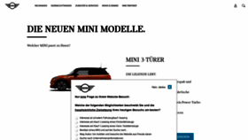 What Configure.mini.de website looked like in 2019 (4 years ago)