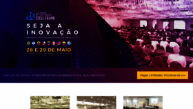 What Congressosteelframe.com.br website looked like in 2019 (4 years ago)