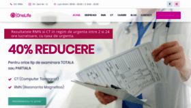 What Clinicaonelife.ro website looked like in 2019 (5 years ago)