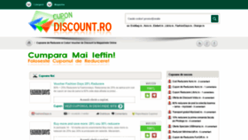 What Cupondiscount.ro website looked like in 2019 (4 years ago)