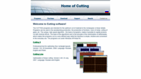What Cuttinghome.com website looked like in 2019 (4 years ago)
