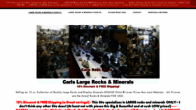 What Carlsrocksandminerals.com website looked like in 2019 (6 years ago)