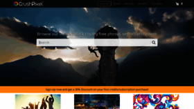 What Crushpixel.com website looked like in 2019 (4 years ago)