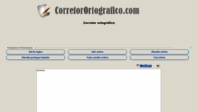 What Corretorortografico.com website looked like in 2019 (4 years ago)