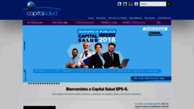 What Capitalsalud.gov.co website looked like in 2019 (4 years ago)