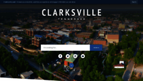 What Cityofclarksville.com website looked like in 2019 (4 years ago)