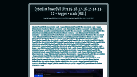 What Cyberlink-powerdvd-ultra-all-edition.blogspot.hr website looked like in 2019 (4 years ago)