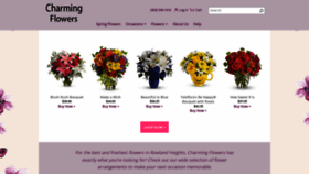 What Charmingflowers.com website looked like in 2019 (4 years ago)