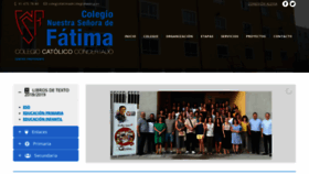 What Colegiofatima.es website looked like in 2019 (5 years ago)