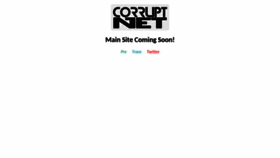 What Corrupt-net.org website looked like in 2019 (4 years ago)