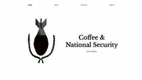 What Coffeeandnationalsecurity.com website looked like in 2019 (4 years ago)