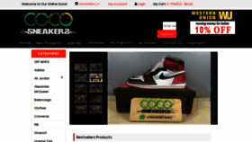 What Cocosneakers.vip website looked like in 2019 (4 years ago)