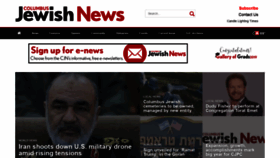 What Columbusjewishnews.com website looked like in 2019 (4 years ago)